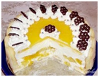 Nepečená torta s mangom